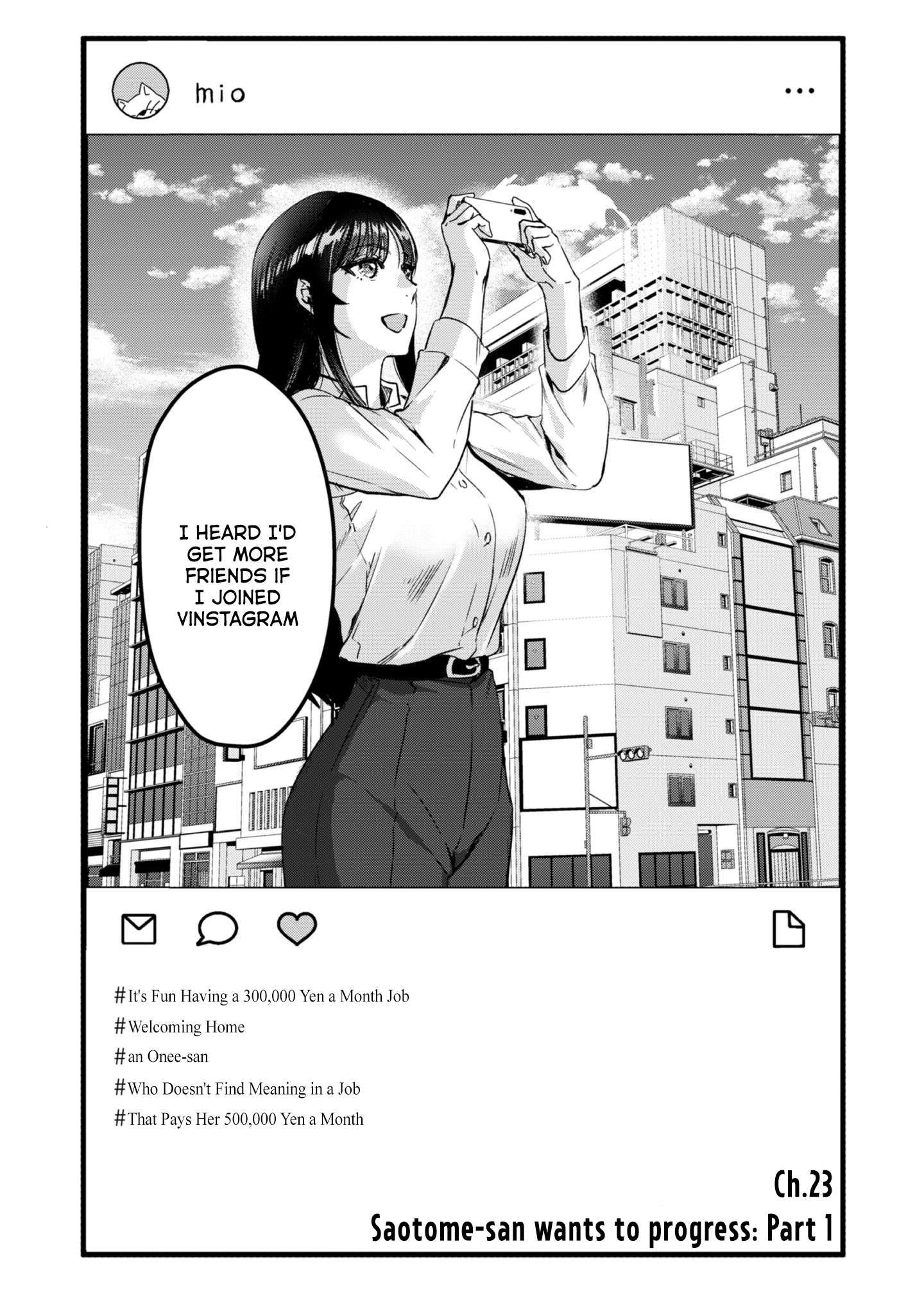 It's Fun Having a 300,000 Yen a Month Job Welcoming Home an Onee-san Who Doesn't Find Meaning in a Job That Pays Her 500,000 Yen a Month Chapter 23 2